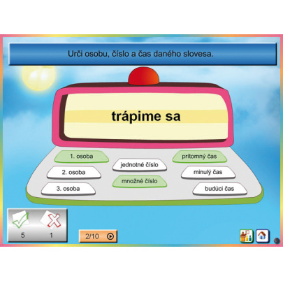 Slovné druhy - časovanie (SL)