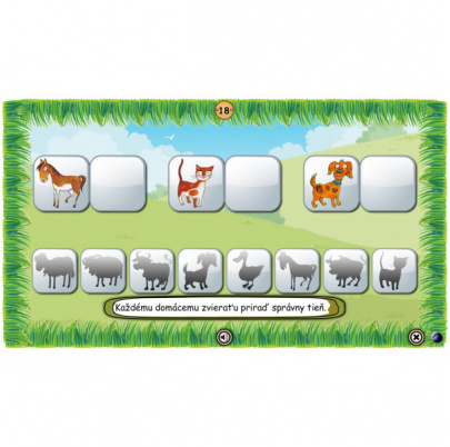Edukačné hry 1 - domáce zvieratá (SL)