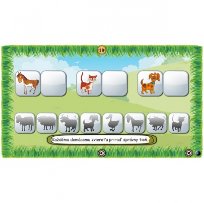 Edukačné hry 1 - domáce zvieratá (DL)