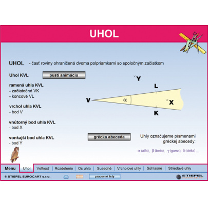 Geometria - uhol (SL)