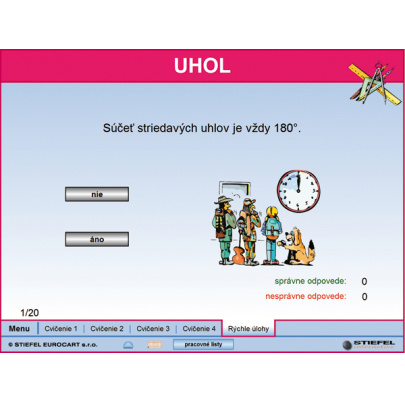 Geometria - uhol (SL)