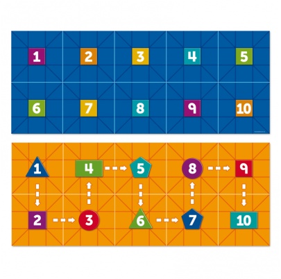 Podložka čísla 1 až 10 (k Robotickej myši)