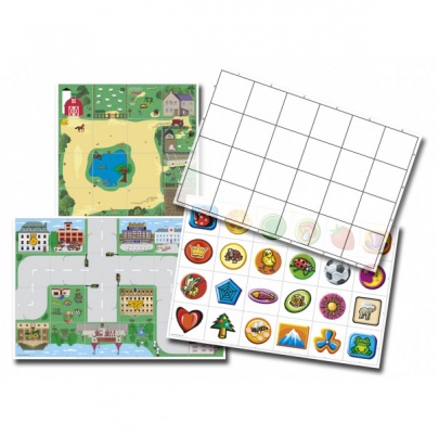 SADA B: Obojstranné tematické podložky + Transparentná podložka