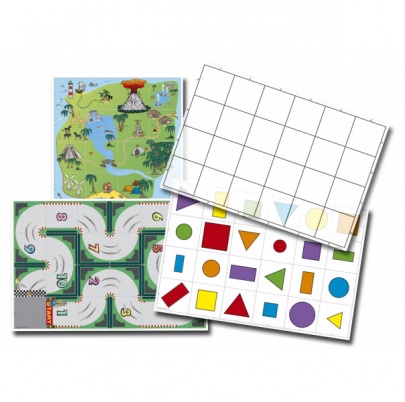 SADA B: Obojstranné tematické podložky + Transparentná podložka