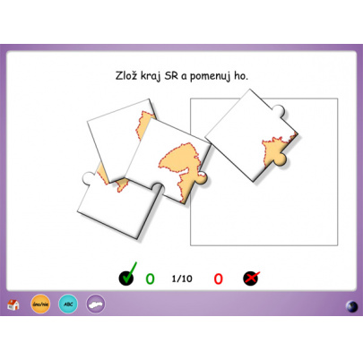 Samosprávne kraje SR - cvičenia (SL)