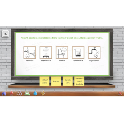 Látky a ich vlastnosti - cvičenia (IA10)