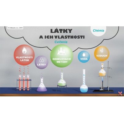 Látky a ich vlastnosti - cvičenia (DL)