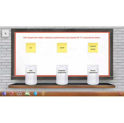 Látky a ich vlastnosti - cvičenia (DL)