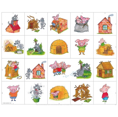 Obojstranná tematická podložka - Rozprávky I