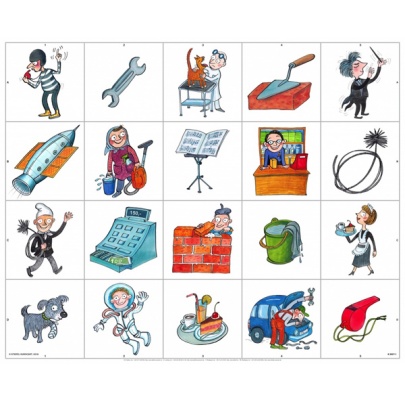 Obojstranná tematická podložka - Povolania