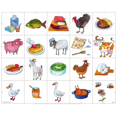 Obojstranná tematická podložka - Domáce zvieratá
