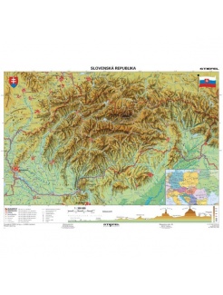 Slovensko - všeobecnogeografické/administratívne (A3)