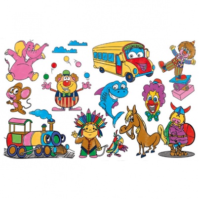 Samolepiace maľovanky - motívy pre chlapcov