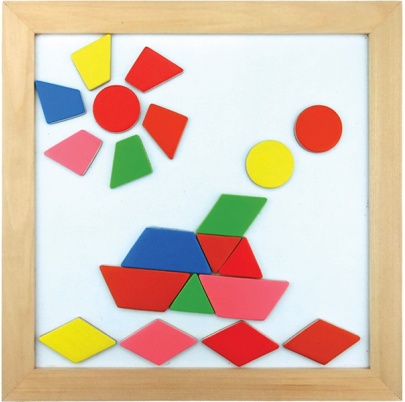 Magnetické tvary a farby