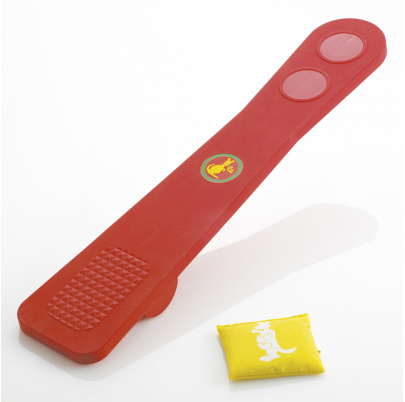 Kladka s fazuľovými vreckami