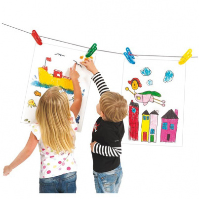 Farebné štipce - veľké