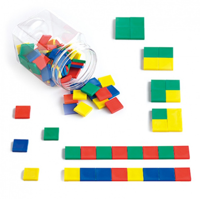 Zábavné tangramy a dlaždičky s miskami