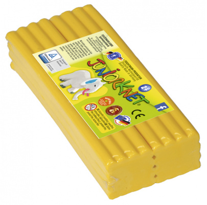 Plastelína JUNIOR (neschnúca) - žltá