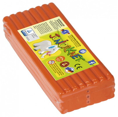 Plastelína JUNIOR (neschnúca) - oranžová