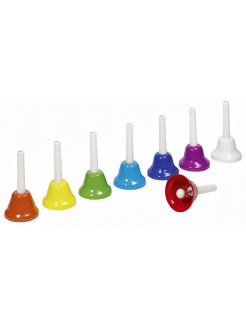 Farebné zvončeky s rúčkou