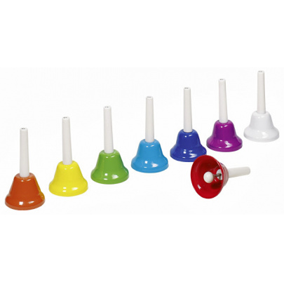 Farebné zvončeky s rúčkou