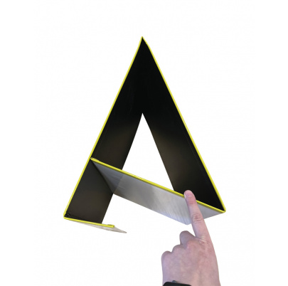 Magnetická biela stolová tabuľa 2v1