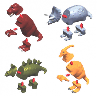 Magnetické zvieratá - Dinosaury 1