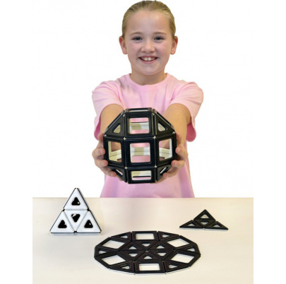  Polydron MAGNETIC - Čiernobiela sada