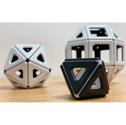  Polydron MAGNETIC - Čiernobiela sada