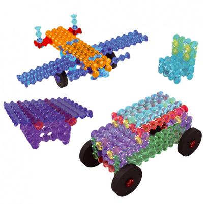 Stavebnica PLAYSTIX TRANSPARENT