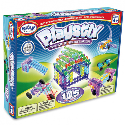 Stavebnica PLAYSTIX TRANSPARENT