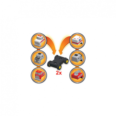 Magnetické nákladné autá - ZÁCHRANÁRSKE AUTÁ