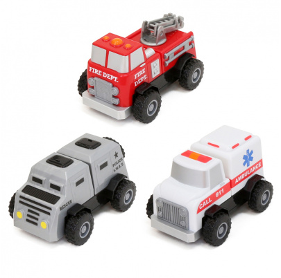 Magnetické nákladné autá - ZÁCHRANÁRSKE AUTÁ