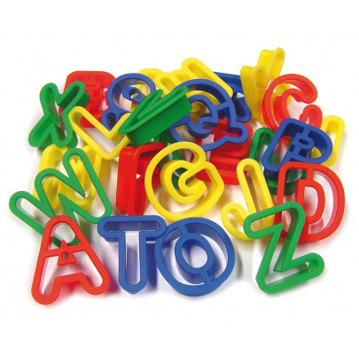 Formičky na vykrajovanie - písmená