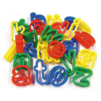 Formičky na vykrajovanie - písmená