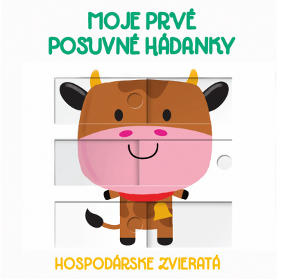 Moje prvé posuvné hádanky - Hospodárske zvieratá