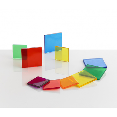 Priehľadné dieliky – kruhy a štvorce