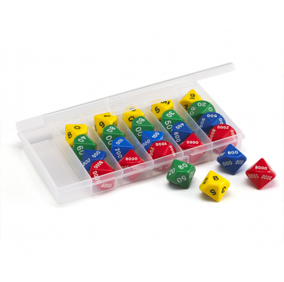 JUMBO 10-stranné kocky – desatinná sústava
