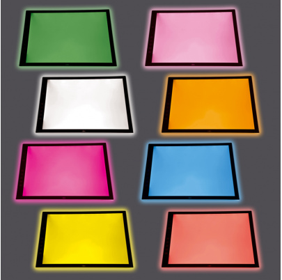 A2+ svietiaci panel meniaci farbu