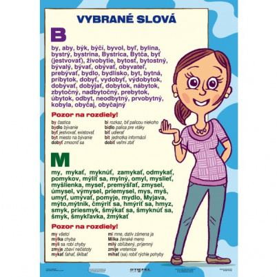 Vybrané slová po B a M (A4)