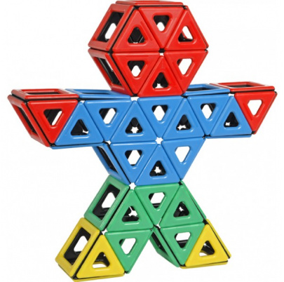 Polydron MAGNETIC - Základné tvary - veľká sada