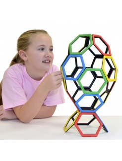 Polydron MAGNETIC HEXAGON - Šesťuholníky