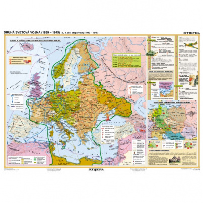 2. svetová vojna, II. diel (1942 - 1945) (A3)