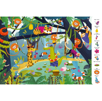 Zábavné hľadanie – V džungli