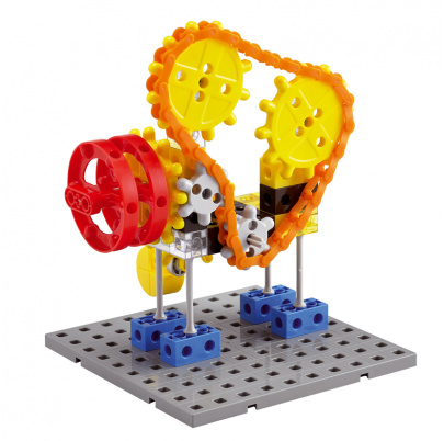 Stavebnica - Kolieska a reťaz