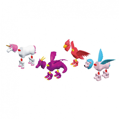 Magnetické zvieratá - Bájne kráľovstvo (dievčenská edícia)