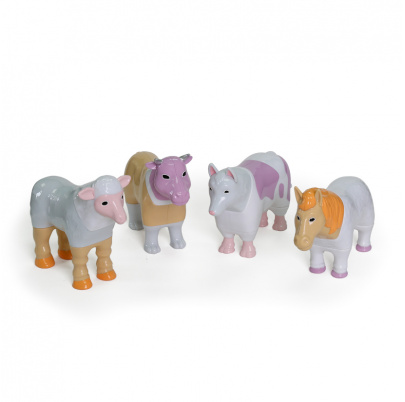 Magnetické zvieratá - Farma (ružová edícia)