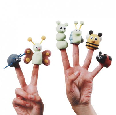 Kreatívna sada – prstové bábky