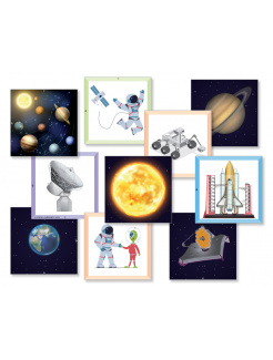 Tematické kartičky - Slnečná sústava a vesmír