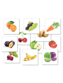 Tematické kartičky - Ovocie a zelenina